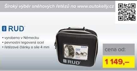 Sněhové řetězy RUD, sada 2 ks