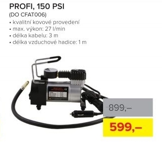 Profi Kompresor CarFace, 150 PSI