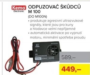 Odpuzovač škůdců Kemo M100