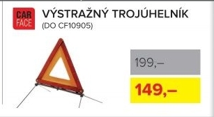 Trojúhelník výstražný CarFace, skládací