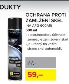 Ochrana proti zamlžení skel Starline, sprej 600 ml