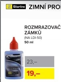 Rozmrazovač zámků Starline, 50 ml