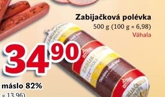 Polévka zabijačková Váhala