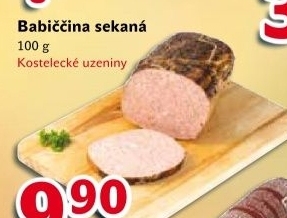 Sekaná babiččina Kostelecké uzeniny