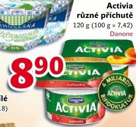 Jogurt ochucený Activia Danone