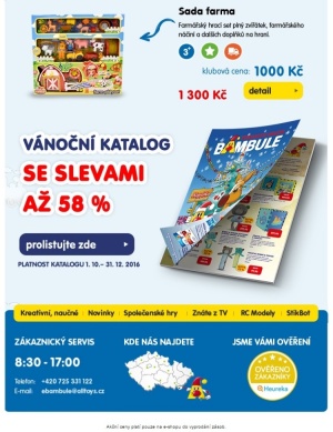 akční leták Bambule 6.11.2016-31.12.2016