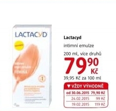 Intimní emulze Lactacyd Pharma
