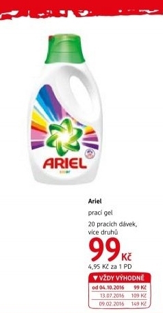 Prací gel Ariel