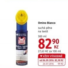 Pěna na čištění koberců a textilie Omino Bianco