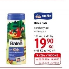 Šampon a sprchový gel 2v1 dětský Balea