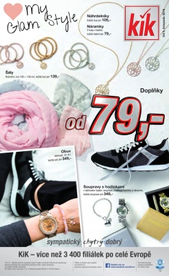 akční leták Kik textil 9.11.2016-22.11.2016