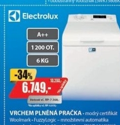EWT 1262ISW PRAČKAELECTROLUX