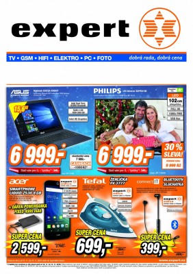 akční leták Expert elektro 10.11.2016-16.11.2016