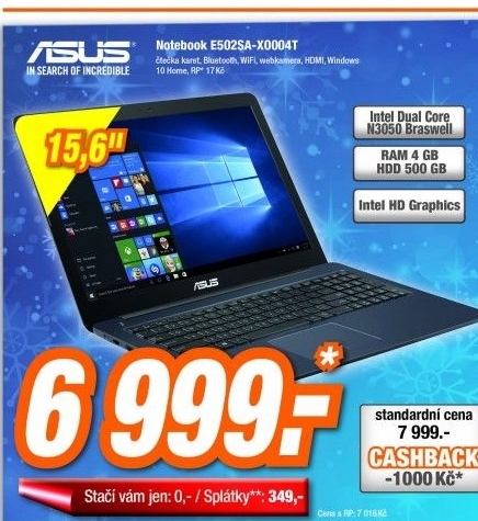 ASUS E502SA-XO004T/WIN10
