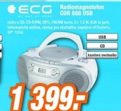 ECG CDR 888 USB SILVER