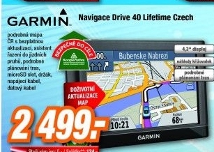 Garmin Drive 40 Lifetime Czech