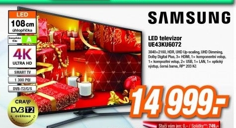 SAMSUNG UE43KU6072