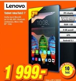 LENOVO Tab3 7 (ZA0R0008CZ)/Android