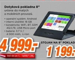Dotykačka Stojan pro 8