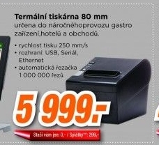 Dotykačka Termální tiskárna 80 mm