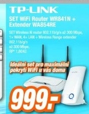 TP-LINK SET TL-WR841N + TL-WA854RE