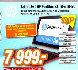 HP Pavilion x2 10-n111nc/WIN10