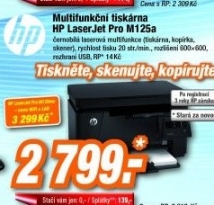 HP LaserJet Pro M125A