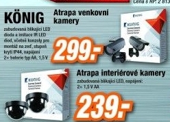 KÖNIG Atrapa int. kamery SAS-DUMMYCAM50