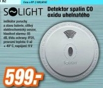 Solight 1D 31Detektor spalin CO