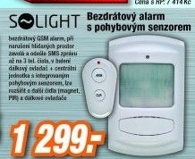 Solight 1D11GSM Alarm s pohybovým senzor