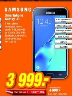 SAMSUNG J320 Galaxy J3 Black