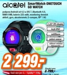ALCATEL ONETOUCH GO WATCH SM03 Black/Red