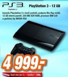 SONY PlayStation 3 - 12GB