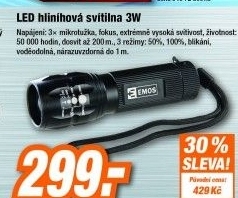 BEN P3830 LED svítilna 3W 3AAA