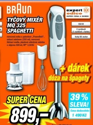 BRAUN MQ 325 Spaghetti