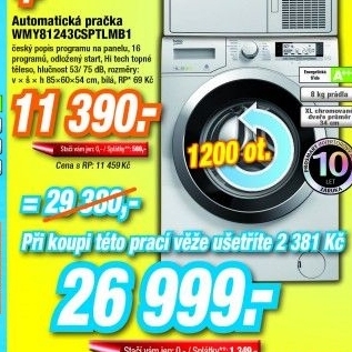 BEKO WMY 81243 CS PTLMB1