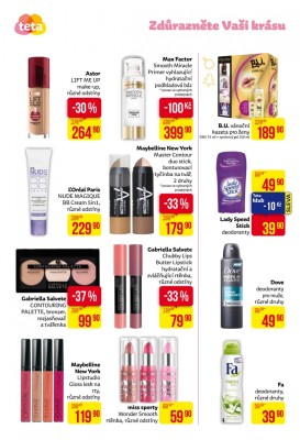 akční leták Teta drogerie 10.11.2016-19.11.2016