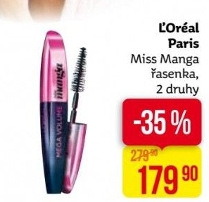 Řasenka Miss Manga L'oréal