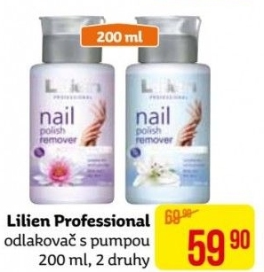 Odlakovač na nehty Lilien