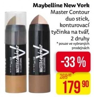 Konturovací tyčinka Master Contour Duostick Maybelline