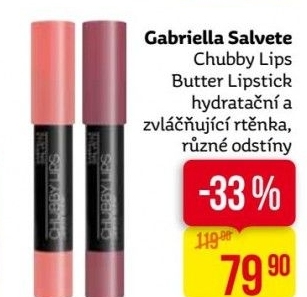 Rtěnka Chubby Lips Butter Lipstick Gabriella Salvete