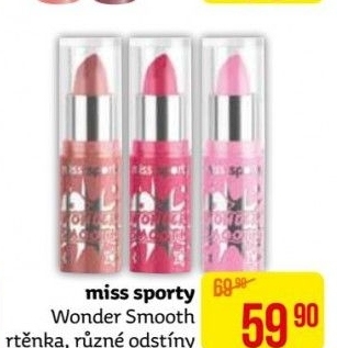 Rtěnka Wonder Smooth Miss Sporty