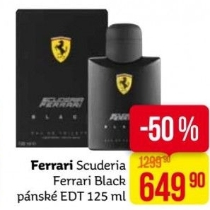 Toaletní voda pánská Black Scuderia Ferrari