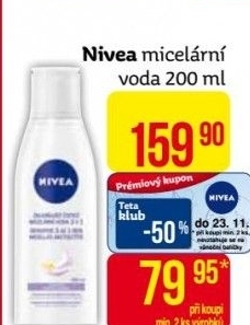 Micelární voda 3v1 Nivea