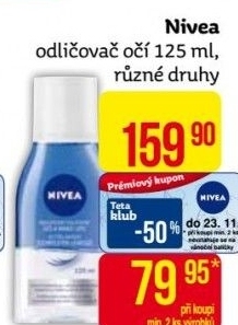 Odličovač očí dvoufázový Nivea