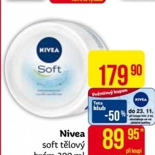 Krém hydratační Soft Nivea