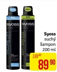 Šampon suchý Syoss