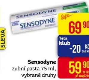 Pasta na zuby Sensodyne