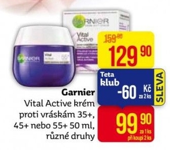 Krém pleťový proti vráskám Vital Active Garnier