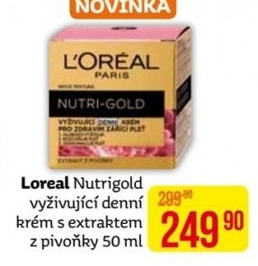 Krém pleťový výživný Nutri Gold L'oreal
